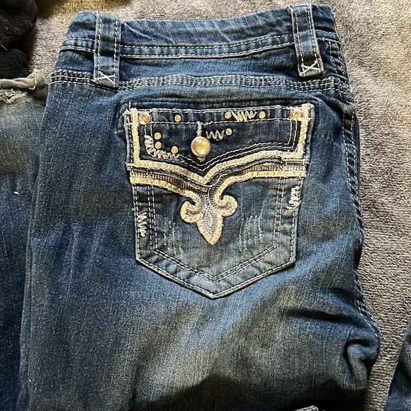 Set of 4 rock revival boot cut jeans - Picture 3 of 5